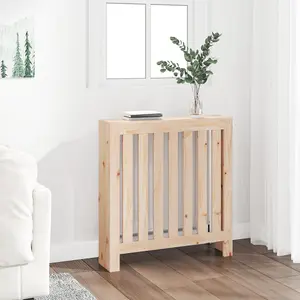 Berkfield Radiator Cover 79.5x19x84 cm Solid Wood Pine