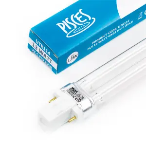 Pisces 13w (watt) PLS Replacement UV Bulb Lamp for Pond Filter UVC (GX23 Fitting)