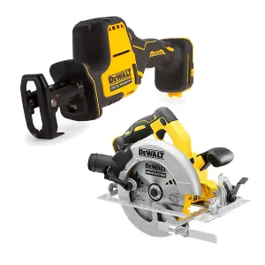 Dewalt DCS369N 18v XR Compact Brushless Reciprocating Saw & DCS570N Circular Saw