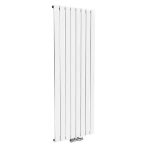 Nes Home 1800 X 546 mm Central Connection Vertical Flat Panel White Designer Radiator