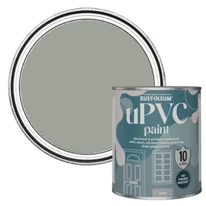 Rust-Oleum Tea Leaf Satin UPVC Paint 750ml