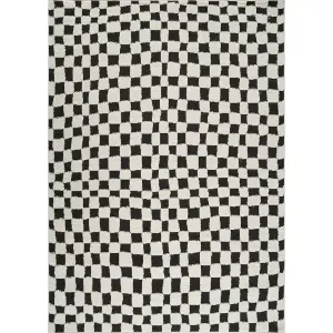 IRINA Skandi Checkered Area Rug 200 x 275 cm