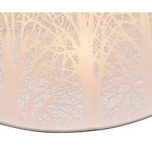 Unique and Beautiful Matt White Metal Forest Design Ceiling Pendant Shade