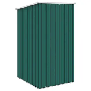 Pearces Garden Shed 87 x 98 x 159 cm Galvanized Steel Green