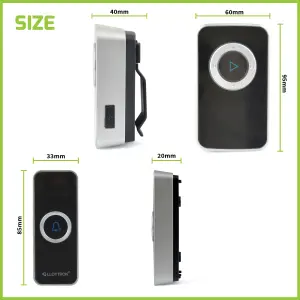 MIP3 - 32 Melody Lithium Rechargeable Portable Door Chime Kit