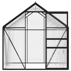 Berkfield Greenhouse Anthracite Aluminium 2.47 m2