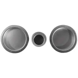 AFIT Satin Chrome Circular Flush Pull Set