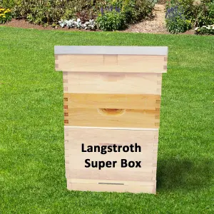 Langstroth Beehive Super Box In Cedar