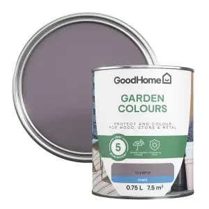 GoodHome Colour It Toyama Matt Multi-surface paint, 750ml