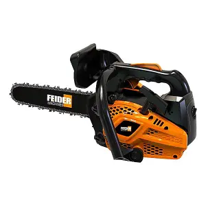 Feider FELPRO25 Top-Handle Petrol Arborist's Chainsaw - 25cm Guide Bar, 25.4cc Engine, Lightweight, Anti-Vibration