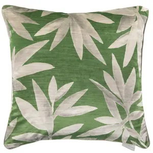 Silverwood Throw Cushion White/Green