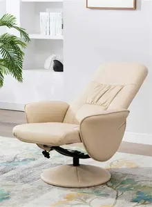 Careco, Bari Swivel Recliner – Full Swivel, Recline Function, Supportive Padding