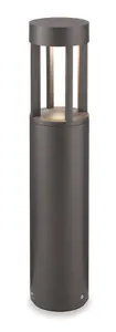 Luminosa Delta LED 1 Light Small Bollard Post Graphite IP54