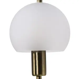 GoodHome Gammont Antique brass effect 5 Lamp Pendant ceiling light, (Dia)500mm