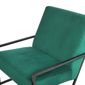 Armchair DELARY Velvet Emerald Green