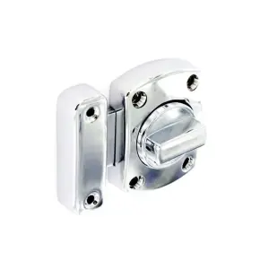 Securit Superbolt Chrome Door Bolt Silver (40mm x 50mm)