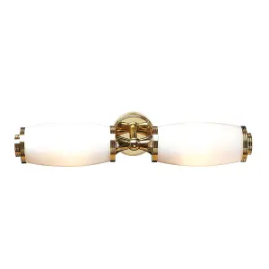 Elstead Lighting - Eliot 2 Light Wall Light - Polished Brass