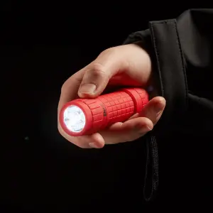 Diall Red 27lm LED Battery-powered Compact torch