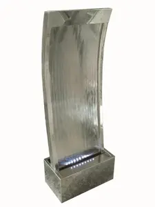 Aqua Creations Peking Stainless Steel (concave) Mains Plugin Powered Water Feature