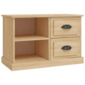 Berkfield TV Cabinet Sonoma Oak 73x35.5x47.5 cm Engineered Wood