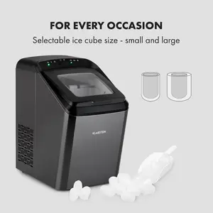 Klarstein Snow Cone Machine Black