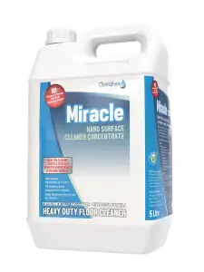 Miracle- Heavy Duty Floor Cleaner - Exceptional Multi Purpose Cleaner 1 x 5 Litres