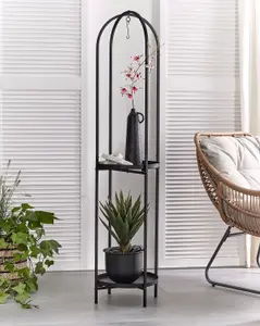 Plant Stand TAMARIX Metal Black