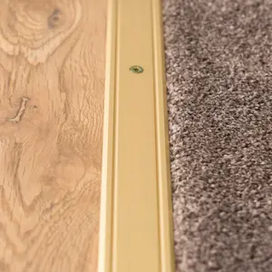 Flat anodised aluminium door floor edging bar strip trim threshold 930 x 30mm a02 Gold