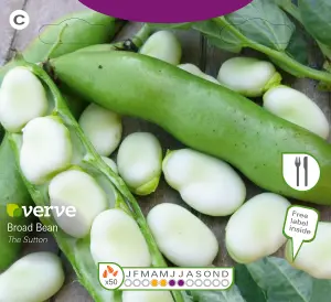 Verve Borad bean sutton Vegetable Seeds