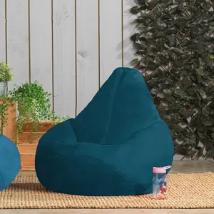 Veeva Kids Indoor Outdoor Bean Bag Gaming Chair Teal Green