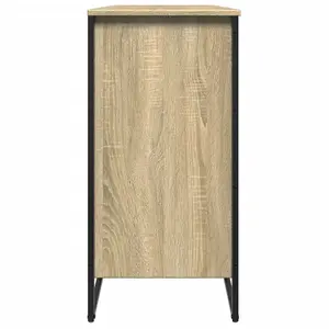 Berkfield Shoe Cabinet Sonoma Oak 80x38x78 cm Engineered Wood