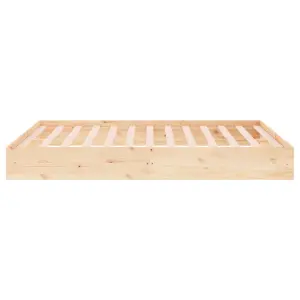 Berkfield Bed Frame Solid Wood 180x200 cm Super King Size