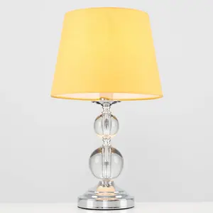 Feist 44.5Cm Clear Table Lamp Mustard / Not Included