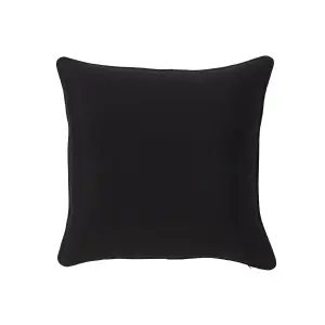 Misore Black & white Patterned Indoor Cushion (L)40cm x (W)40cm