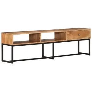 Berkfield TV Cabinet 160x30x45 cm Solid Wood Acacia