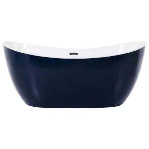 Freestanding Bath 1700 x 770 mm Navy Blue ANTIGUA