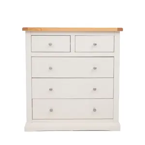 Castelli 5 Drawer Chest of Drawers Chrome Knob