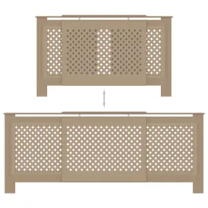 Sturdy and Durable MDF Radiator Cover 205 cm