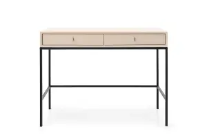 Elegant Mono Desk H780mm W1040mm D500mm in Beige - Stylish Workspace Solution