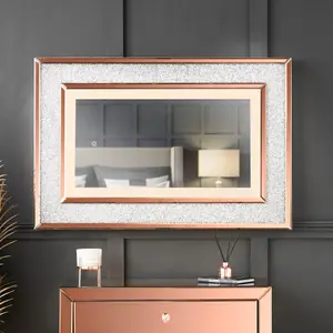 Valentina Rosegold LED Wall Mirror