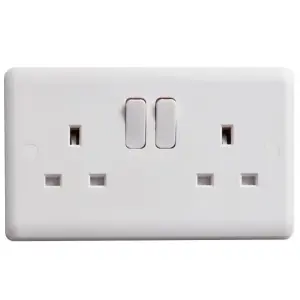 Deta Vimark Switched Socket 2-Gang 13A