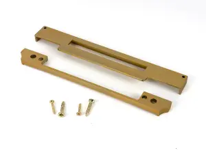 From The Anvil Satin Brass  1/2" Rebate Kit for Euro Din Sash Lock