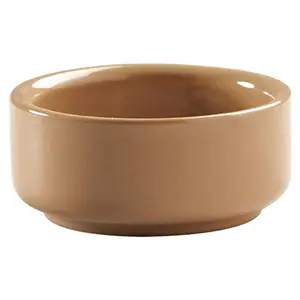 Set of 4 Cane Low Feed Pet Bowl 8cm