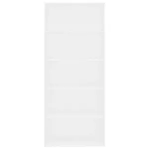 Rian Bookcase White / 189cm H x 80cm W x 30cm D