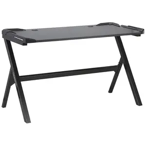 Beliani Modern Gaming Desk Black DANVERS