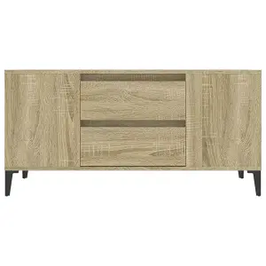 Berkfield TV Cabinet Sonoma Oak 102x44.5x50 cm Engineered Wood