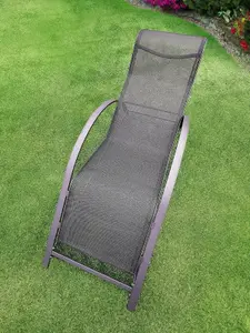 3pc Garden Sun Lounger Set with Table