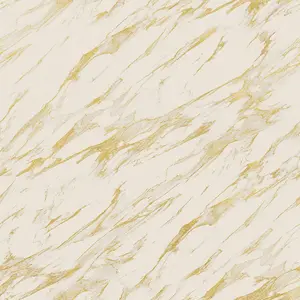 Modern Marble Wallpaper In Cream With Gold Effect