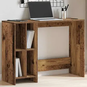 Berkfield Desk Old Wood 102.5x35x75 cm Engineered Wood