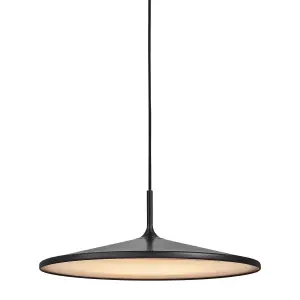 Nordlux Balance Indoor Dining Living Kitchen Hallway Pendant In Black (Diam) 42cm